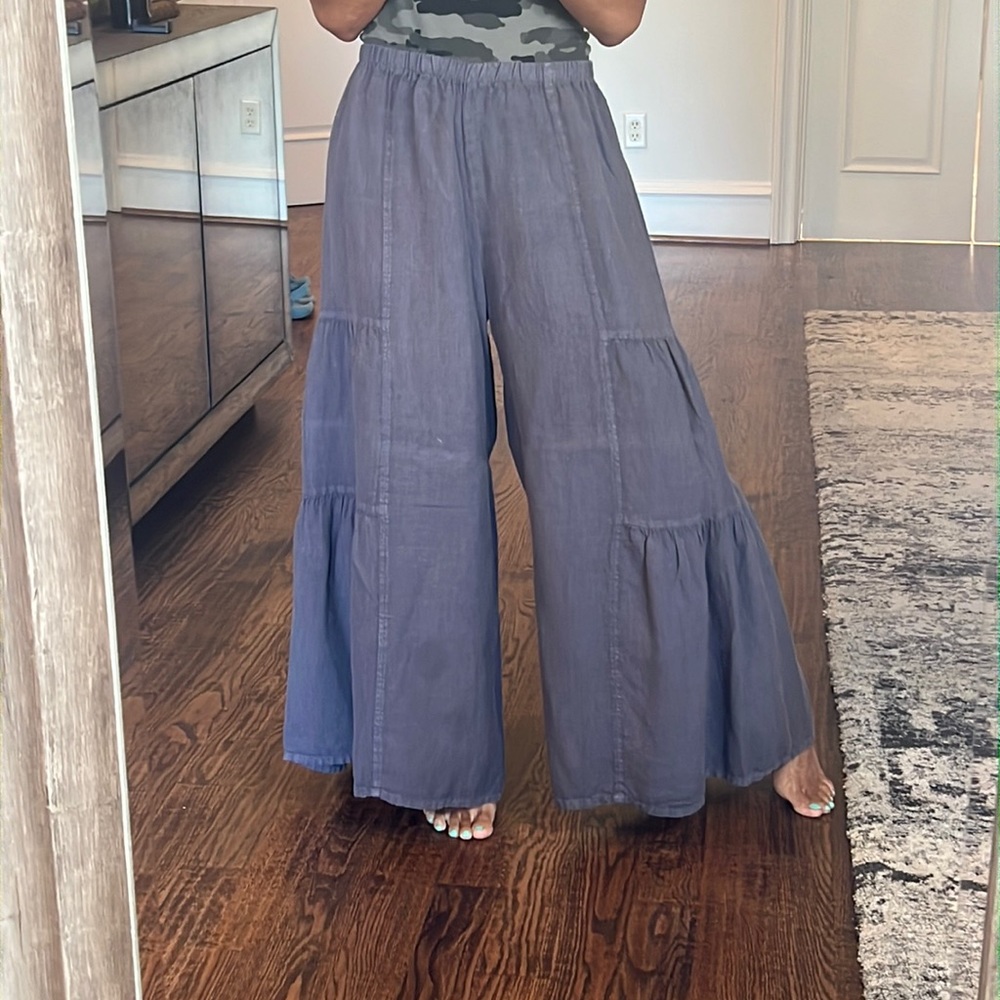Linen Palazzo Pant